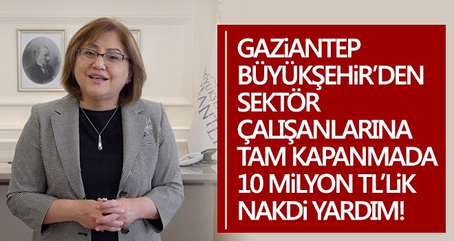 Büyükşehir ’den sektör çalışanlarına nakdi yardım 