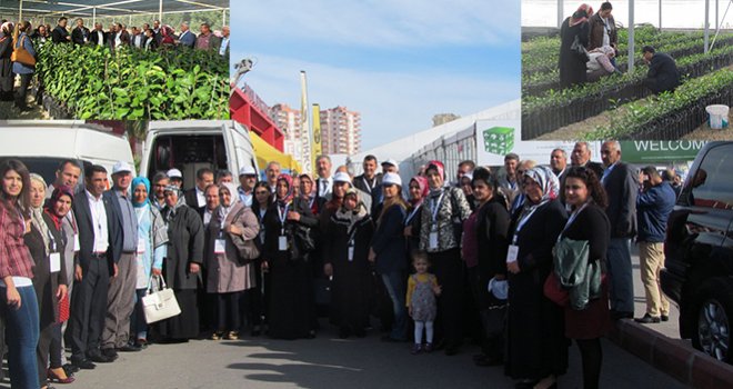 BÜYÜKŞEHİR, KADIN ÇİFTÇİLERİ FUARA GÖTÜRDÜ