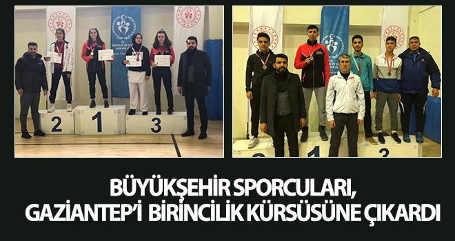 Büyükşehir sporcuları, başarılı performans sergiledi