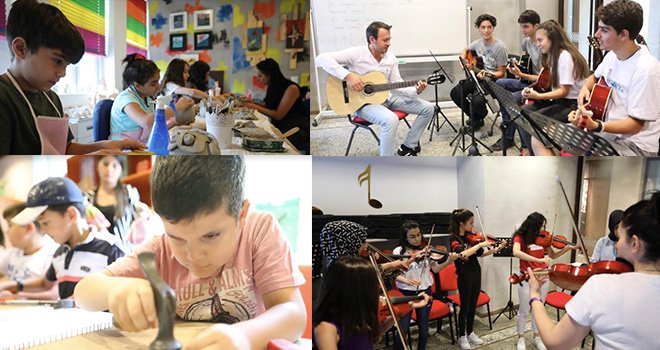 Büyükşehir'de Çocuk sanat merkezine ilgi 