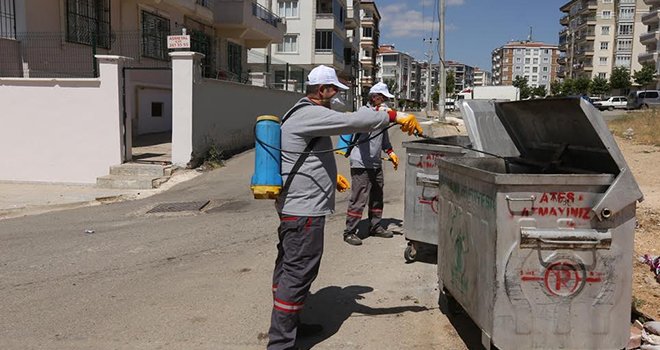 Büyükşehir'den ilaçlama çalışmaları 
