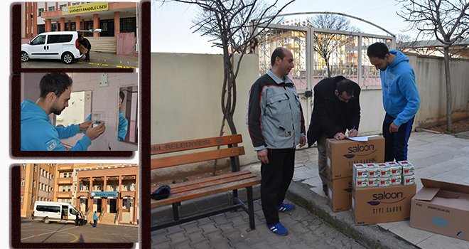 Büyükşehir'den okul ve camilere hijyen desteği