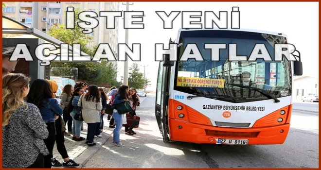 BÜYÜKŞEHİR’DEN OTOBÜSLERE YENİ HAT