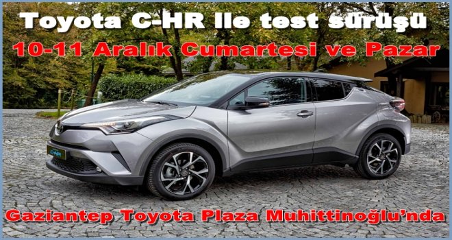 C-HR’ı test etmeye hazır mısınız? 