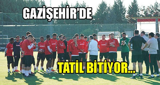 Çalışmalar Boluspor mesaisi ile başlayacak