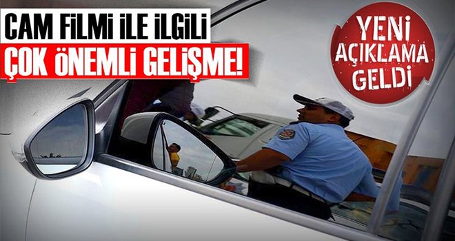 Cam film konusunda Bakan'dan açıklama