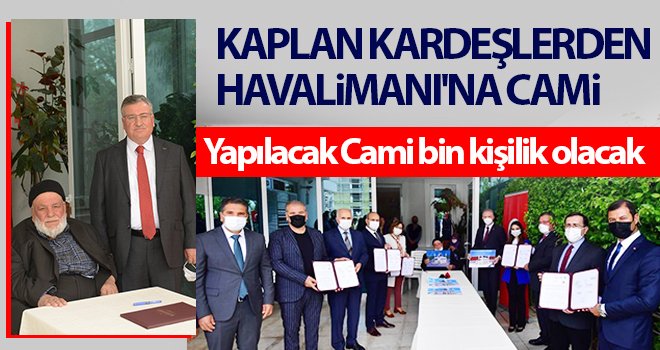 Cami inşaatı bayram sonrası başlayacak, bir yılda bitirilecek