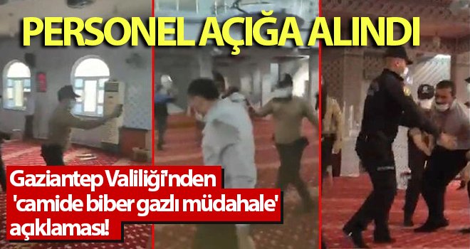 Camide itikaf yapmak isteyenlere polis müdahalesinin ayrıntıları!