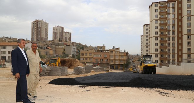 ÇAMLICA YOLLARI ASFALTLANIYOR