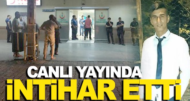 Canlı yayın sırasında av tüfeği ile intihar etti