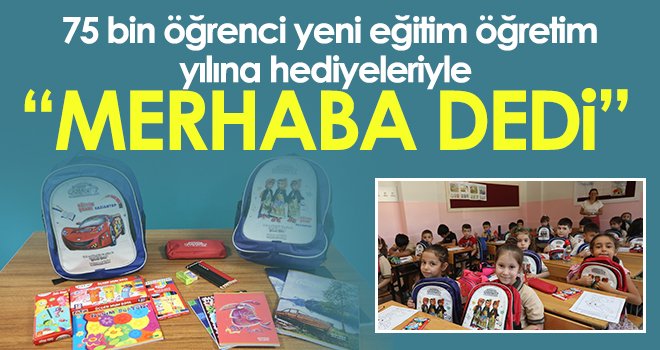 Çanta ve kırtasiye malzemeleri 1’inci sınıflarla buluştu
