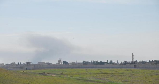 Carablus'ta IŞİD ile PYD arasında karşılıklı havan atışları