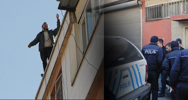 Çatıda intihara kalkan genç, 3 saatte ikna edildi