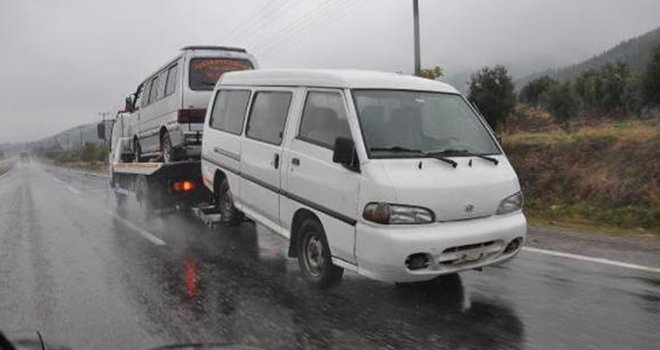 Çekicinin tehlikeyi yolculuğu korkuttu!..