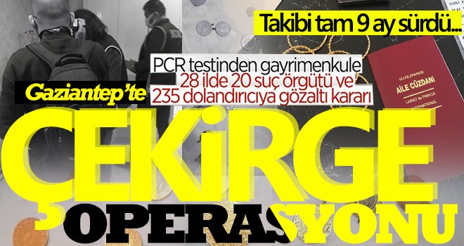 Çekirge Operasyonu! 235 dolandırıcıya gözaltı...