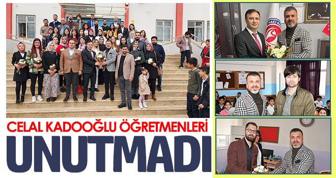 Celal Kadooğlu Öğretmenleri Unutmadı