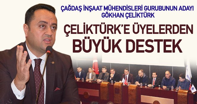 Çeliktürk: Her kesimin adayıyız