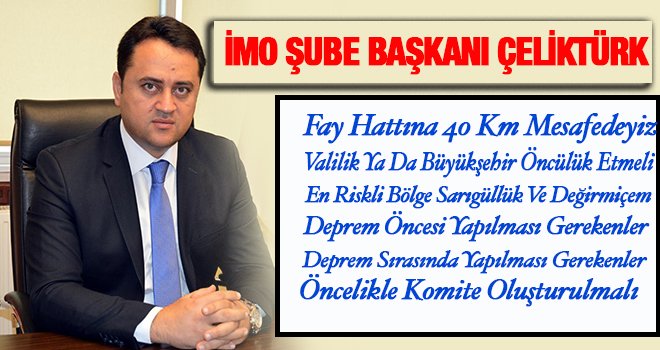 Çeliktürk: "Yol haritası hazır, sıra uygulamada"