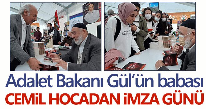 Cemil Gül, imza gününde vatandaşlar ile buluştu