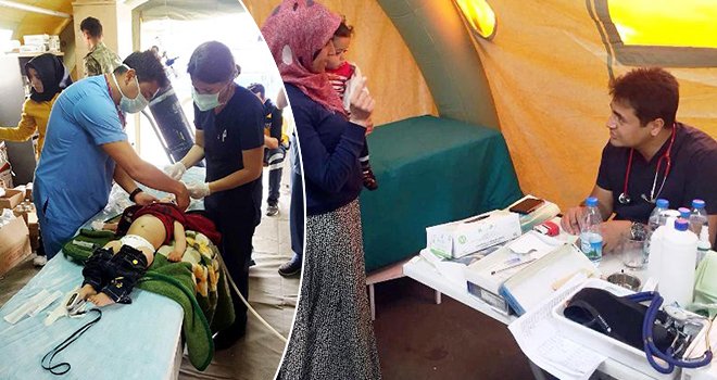 Cenderis'teki hastanede 2009 kişiye sağlık hizmeti 