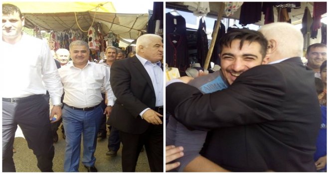 CHP ADAYI AKİF EKİCİ ESNAFLA KUCAKLAŞTI