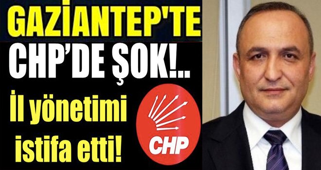 CHP Gaziantep'te son Dakika gelişmesi:Başkan'nın kafasına silah...