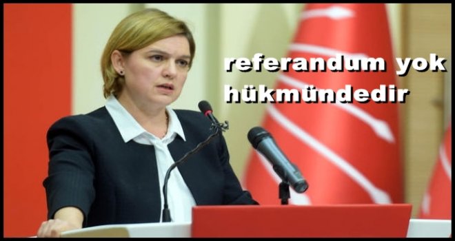 CHP tarihi referandum çıkışı: Meclisten çekilebiliriz