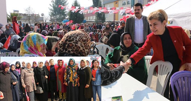 CHP'li Aday Tuncel'e sevgi seli