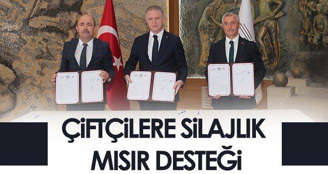 Çiftçilere silajlık mısır desteği