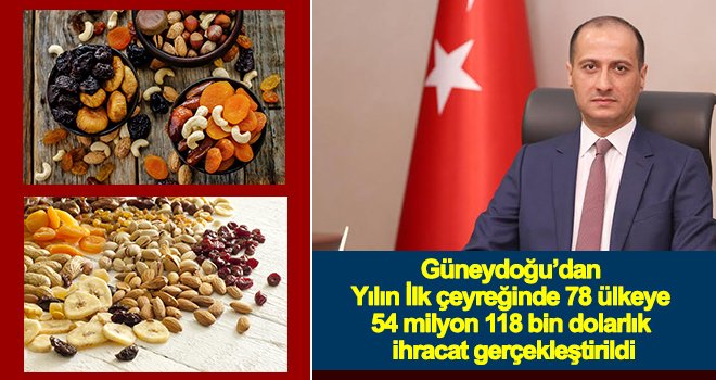 Çıkmaz, Güneydoğu’nun kuru meyve ihracatını değerlendirdi