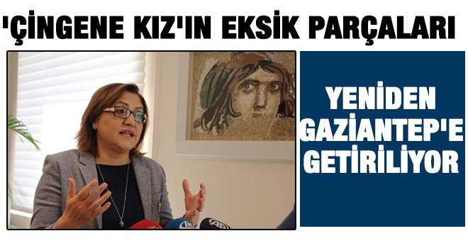 'Çingene Kız' mozaiğinin eksik parçaları tamamlanıyor