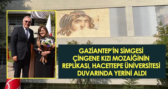 Çingene kızı mozaiği, Hacettepe Üniversitesi duvarında yerini aldı