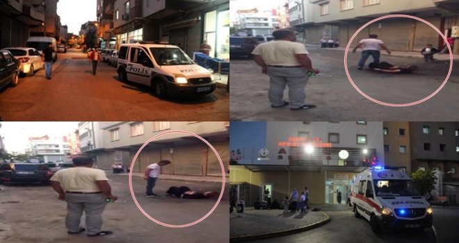 Çocuğunun önünde eşini bıçaklayan koca yakalandı