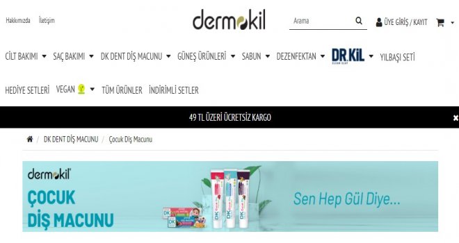 Çocuk Diş Macunu 
