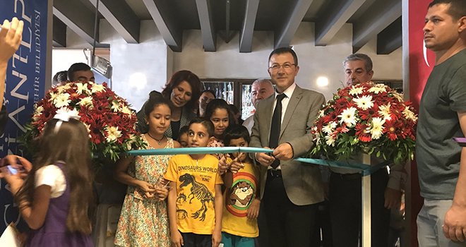 Çocuk sanat merkezi yaz kursları sergisi