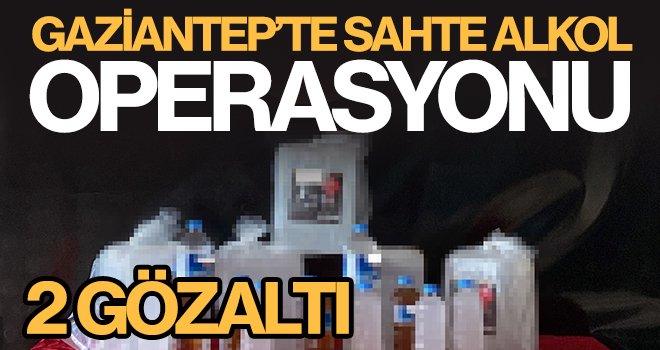 Çok miktarda sahte alkol ele geçirildi