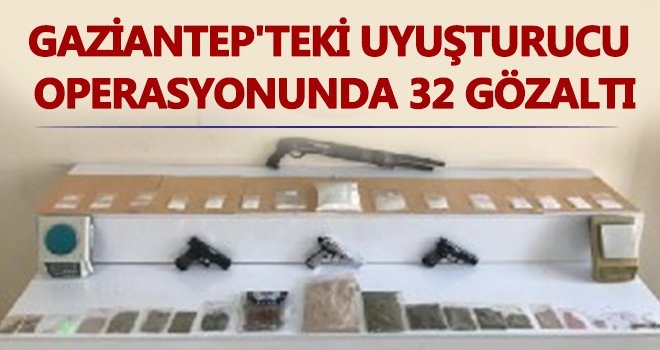 Çok miktarda uyuşturucu madde ele geçirildi