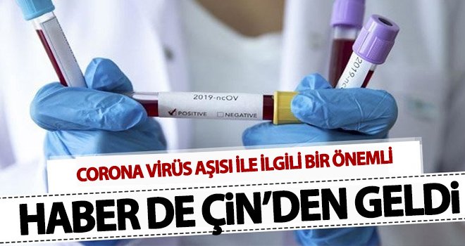 Corona virüs aşısı ile ilgili bir önemli haber...