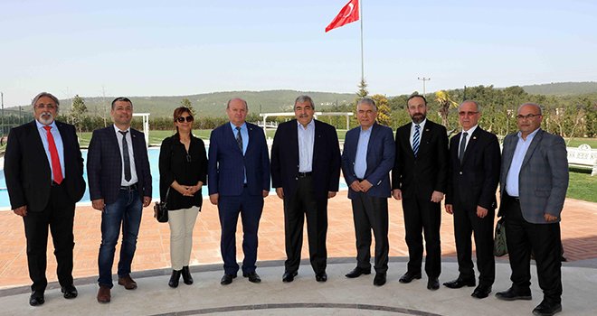 Çukurova Gazeteciler Cemiyeti'nden SANKO'ya ziyaret