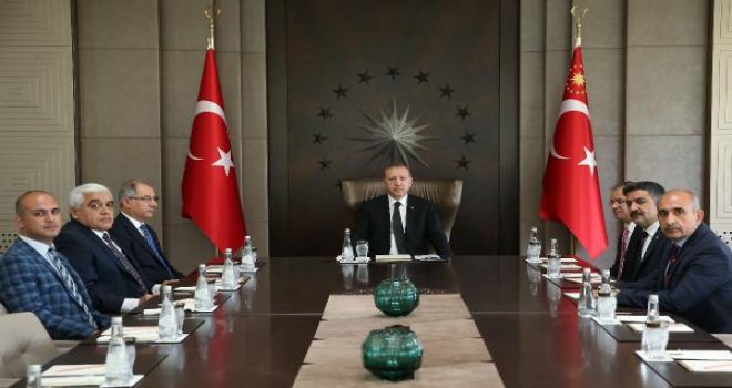 Cumhurbaşkanı Erdoğan Kilis Valisi'ni kabul etti