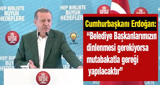 Cumhurbaşkanı Erdoğan" Milletle zıtlaşma olmaz"