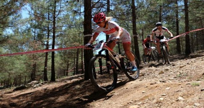 Dağ bisikletçileri Gaziantep'te ter döktü