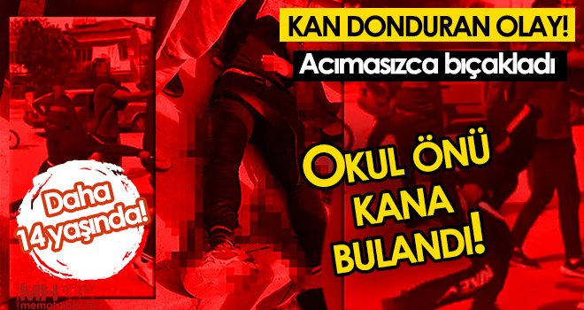 Daha 14 yaşında! Arkadaşını acımasızca bıçakladı