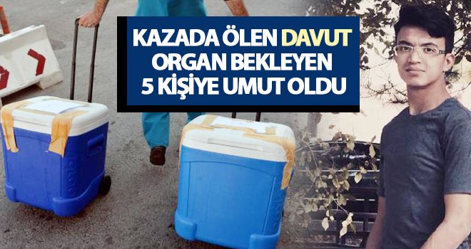 Davut Köse'nin organları, 5 kişiye umut oldu