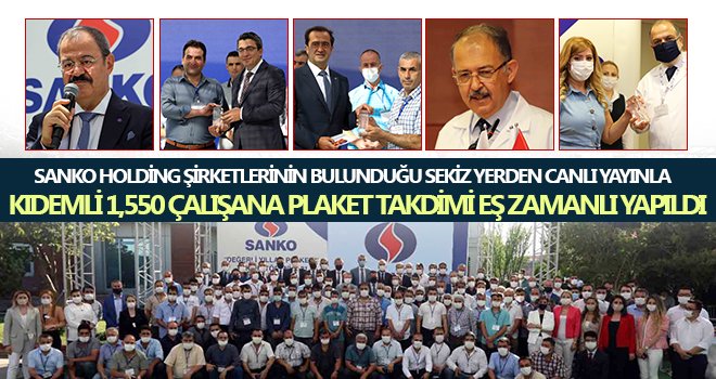 Değerli Yıllar Plaketi takdim töreni