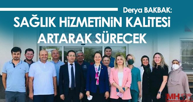 Derya Bakbak, Hastanelerde Tedavi Gören Vatandaşlarla Tek Tek İlgilendi