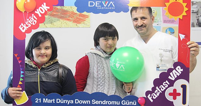 Deva Hastanesi Down Sendromluları unutmadı