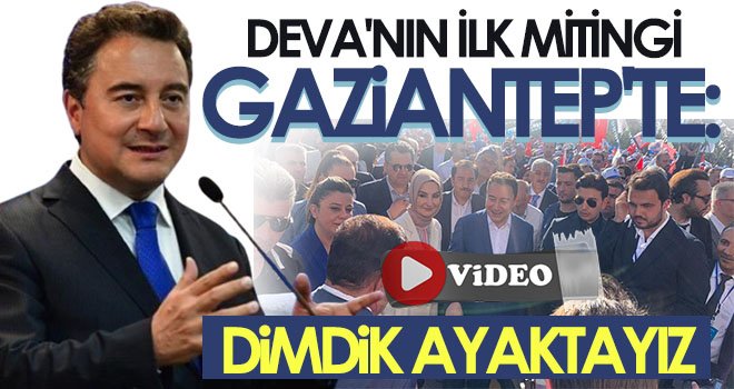 DEVA partisi Genel Başkanı seçmenleriyle Gaziantep’te buluştu
