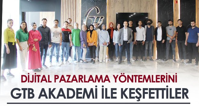 Dijital pazarlama yöntemlerini GTB akademi ile keşfettiler