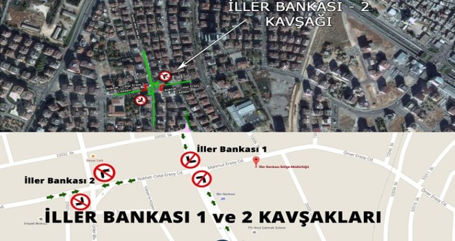 Dikkat! O kavşaklarda sola dönüşler yasaklanıyor